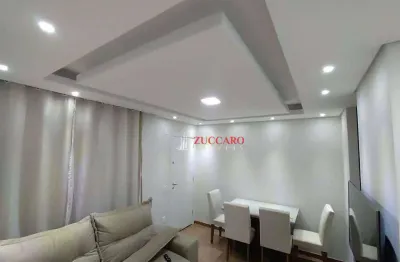 Apartamento com 2 dormitórios à venda, 44 m² por r$ 245.000,00 - jardim são domingos - guarulhos/sp