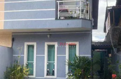 Sobrado com 3 dormitórios à venda, 125 m² por r$ 650.000,00 - parque continental ii - guarulhos/sp