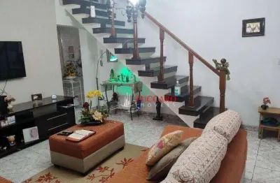 Sobrado com 2 dormitórios à venda, 103 m² por r$ 650.000,00 - jardim vila galvão - guarulhos/sp