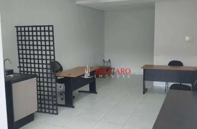 Sala para alugar, 35 m² por r$ 1.565,00/mês - vila galvão - guarulhos/sp