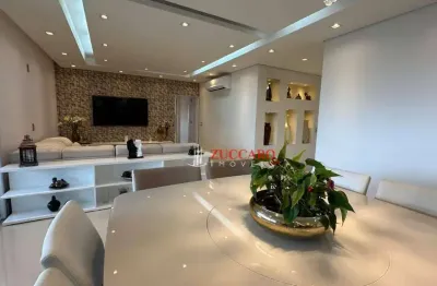 Apartamento com 3 dormitórios à venda, 168 m² por r$ 2.150.000,00 - jardim santa mena - guarulhos/sp