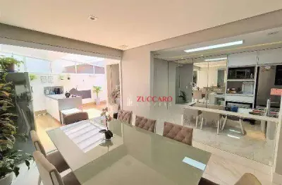 Sobrado com 3 dormitórios à venda, 100 m² por r$ 1.350.000,00 - parque renato maia - guarulhos/sp