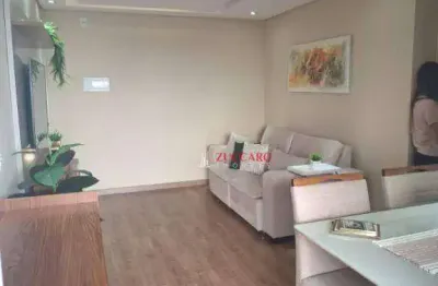 Apartamento com 2 dormitórios à venda, 60 m² por r$ 487.000,00 - vila barros - guarulhos/sp
