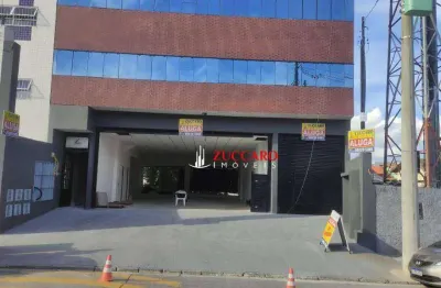 Salão para alugar, 191 m² por r$ 8.500,00/mês - jardim santa clara - guarulhos/sp