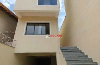 Sobrado com 3 dormitórios à venda, 170 m² por r$ 750.000,00 - jardim vila galvão - guarulhos/sp