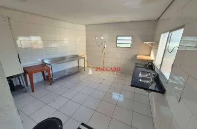 Salão para alugar, 30 m² por r$ 1.343,00/mês - jardim santa mena - guarulhos/sp