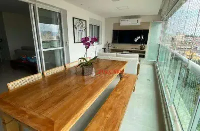 Apartamento com 3 dormitórios à venda, 167 m² por r$ 2.200.000,00 - jardim santa mena - guarulhos/sp