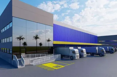 Galpão para alugar, 3242 m² por r$ 90.000,00/mês - centro industrial - arujá/sp
