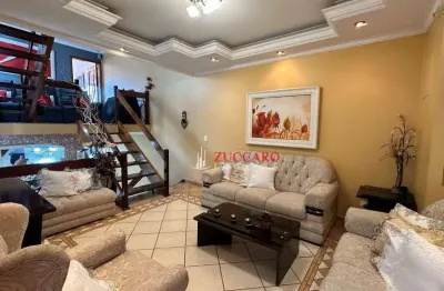 Sobrado com 4 dormitórios à venda, 220 m² por r$ 1.300.000,00 - jardim santa clara - guarulhos/sp