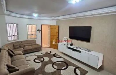 Sobrado com 3 dormitórios à venda, 115 m² por r$ 850.000,00 - jardim vila galvão - guarulhos/sp