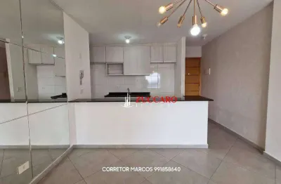 Apartamento para alugar, 73 m² por r$ 3.414,00/mês - ponte grande - guarulhos/sp