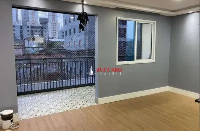 Apartamento com 2 dormitórios para alugar, 75 m² por r$ 4.680,00/mês - vila antonieta - guarulhos/sp