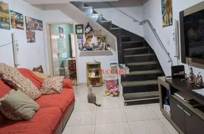 Sobrado com 2 dormitórios, 135 m² - venda por r$ 599.000,01 ou aluguel por r$ 3.492,01/mês - ponte grande - guarulhos/sp