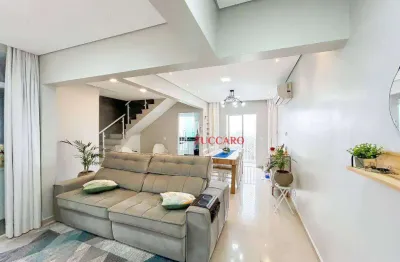 Cobertura com 3 dormitórios à venda, 115 m² por r$ 780.000,00 - vila sirena - guarulhos/sp