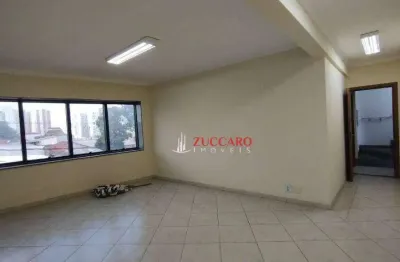 06 sala para alugar, 155 m² por r$ 6.175/mês - picanço - guarulhos/sp