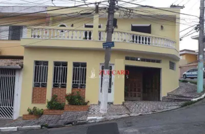 Sobrado com 4 dormitórios à venda, 253 m² por r$ 570.000,00 - jardim vila galvão - guarulhos/sp