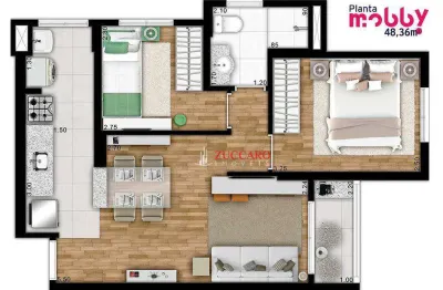 Apartamento com 2 dormitórios à venda, 48 m² por r$ 334.000,00 - vila galvão - guarulhos/sp