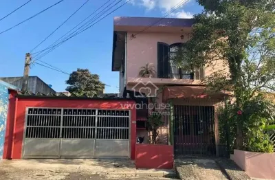 Sobrado com 8 dormitórios à venda, 256 m² por r$ 580.000,00 - parque das américas - mauá/sp