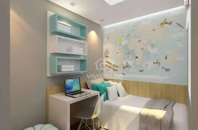 Apartamento com 2 dormitórios à venda, 45 m² por R$ 305.000,00 - Vila Guarani - Santo André/SP