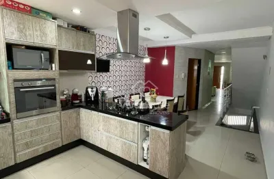 Sobrado com 3 dormitórios à venda, 250 m² por r$ 990.000,00 - vila assunção - santo andré/sp
