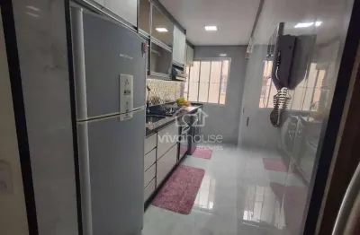 Apartamento com 2 dormitórios à venda, 52 m² por r$ 240.000 - jardim estrela - mauá/sp