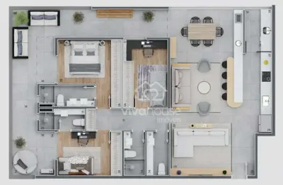 Apartamento garden com 3 dormitórios à venda, 143 m² por r$ 1.064.700,00 - centro - ribeirão pires/sp