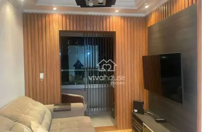 Apartamento com 2 dormitórios à venda, 49 m² por r$ 320.000,00 - parque são vicente - mauá/sp
