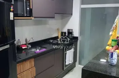 Apartamento com 2 dormitórios à venda, 58 m² por r$ 350.000 - vila falchi - mauá/sp