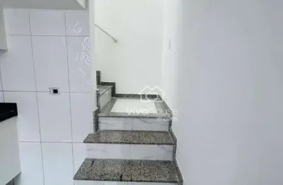 Cobertura com 1 dormitório para alugar, 96 m² por r$ 2.500,00/mês - vila scarpelli - santo andré/sp