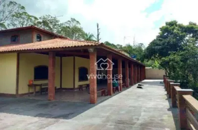 Chácara com 9 dormitórios à venda, 6700 m² por r$ 650.000 - represa - ribeirão pires/sp