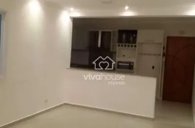 Apartamento com 2 dormitórios para alugar, 90 m² por r$ 2.500/mês - paraíso - santo andré/sp