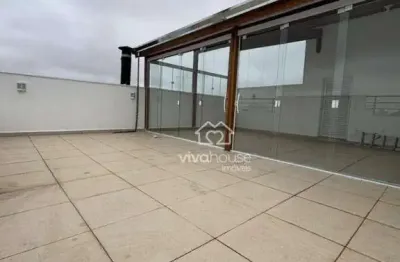 Cobertura com 3 dormitórios, 160 m² - venda por r$ 599.000,00 ou aluguel por r$ 2.900,00/mês - vila emílio - mauá/sp