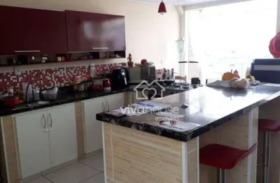 Sobrado com 3 dormitórios à venda, 229 m² por r$ 490.000,00 - jardim itapeva - mauá/sp