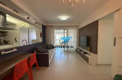 Apartamento com 3 dormitórios à venda, 101 m² por r$ 795.000,00 - pitangueiras - guarujá/sp