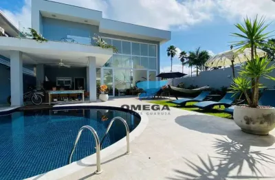 Casa com 5 suítes à venda por r$ 3.800.000 - jardim acapulco - guarujá/sp