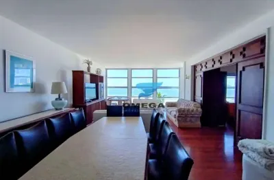 Apartamento com 3 dormitórios à venda, frente mar - praia das pitangueiras - guarujá/sp