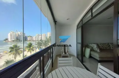 Apartamento com 4 dormitórios à venda de frente para o mar na praia das astúrias