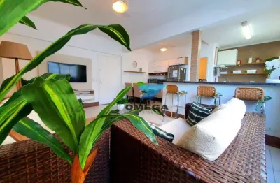 Apartamento reformado em porcelanato com 3 suítes à venda prédio frente mar na praia das pitangueiras - guarujá/sp