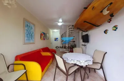 Cobertura com 2 dormitórios à venda, 100 m² por r$ 490.000,00 - tombo - guarujá/sp