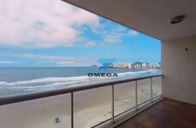 Frente mar - apartamento com 4 dormitórios à venda na praia das pitangueiras
