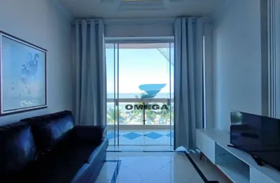 Frente mar - apartamento com 1 dormitório à venda na praia das pitangueiras guarujá.