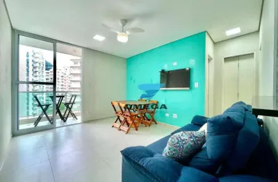 Apartamento com 2 dormitórios , suíte e sacada com vista mar venda na praia das pitangueiras - guarujá/sp