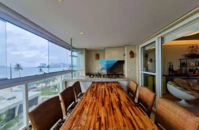 Frente mar - apartamento varanda gourmet - prédio com piscina - praia das pitangueiras guarujá .