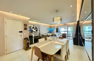 Apartamento com 3 dormitórios à venda - prédio novo - lazer completo -praia das pitangueiras - guarujá.