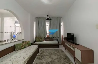 Apartamento com 1 dormitório à venda, 53 m² por r$ 350.000,00 - pitangueiras - guarujá/sp