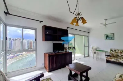 Apartamento reformado com vista para o mar e 3 dormitórios à venda das praia das astúrias - guarujá/sp