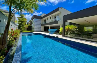Alto padrão - casa nova com 7 suítes à venda - por r$ 12.000.000 - jardim acapulco - guarujá/sp