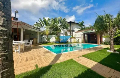 Jardim acapulco - casa à venda com 4 suítes, piscina e churraqueira.