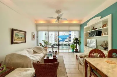 Apartamento 4 dormitórios com ampla sacada e vista mar á venda na praia das pitangueiras cidade de guarujá/sp.