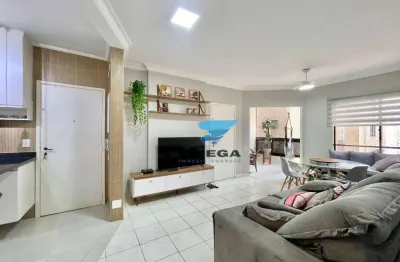 Apartamento com 2 dormitórios, ampla sacada, lazer completo à venda na praia das pitangueiras - guarujá/sp